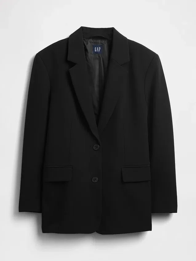 Blazer oversize en tissu bistretch