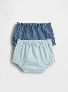 Bloomers en denim pour bébé (lot de 2)