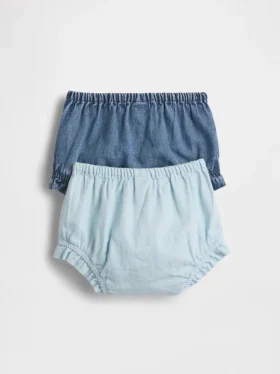 Bloomers en denim pour bébé (lot de 2)