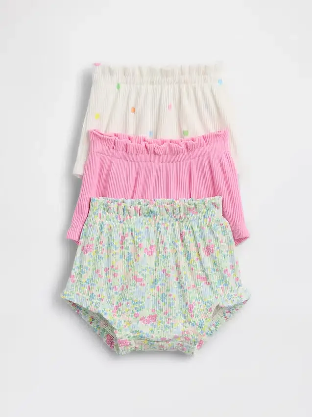 Bloomers à volants Tinyrib « Baby First Favorites » (lot de 3)