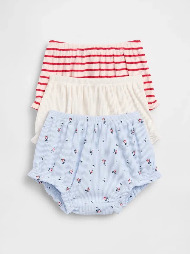 Bloomers à volants Tinyrib « Baby First Favorites » (lot de 3)