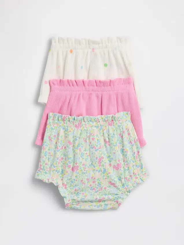 Bloomers à volants Tinyrib « Baby First Favorites » (lot de 3)