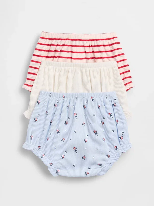Bloomers à volants Tinyrib « Baby First Favorites » (lot de 3)