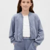 Blouson aviateur à capuche Vintagesoft pour enfant