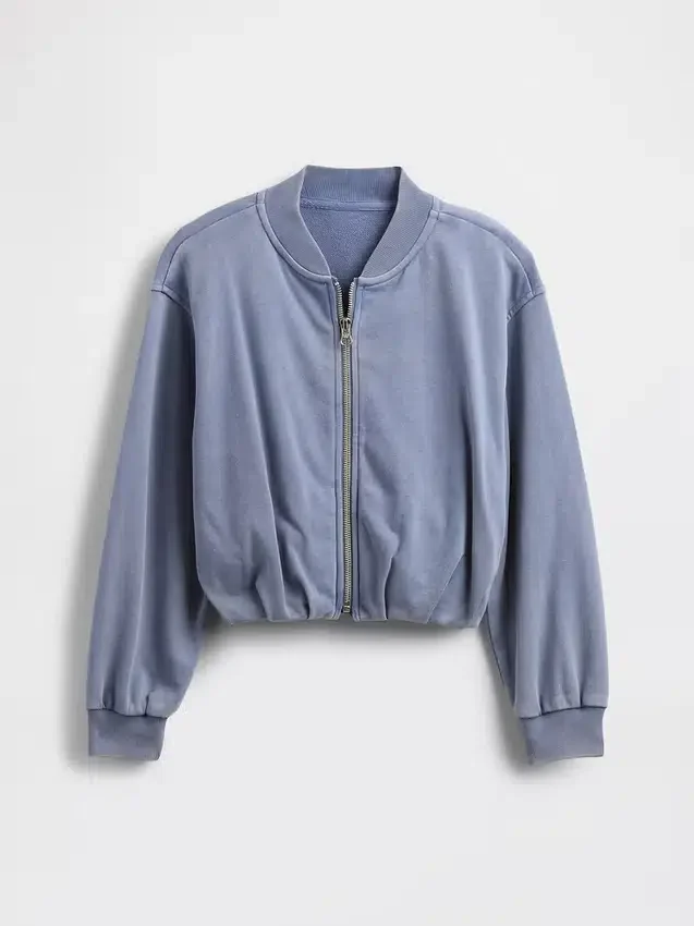 Blouson aviateur à capuche Vintagesoft pour enfant