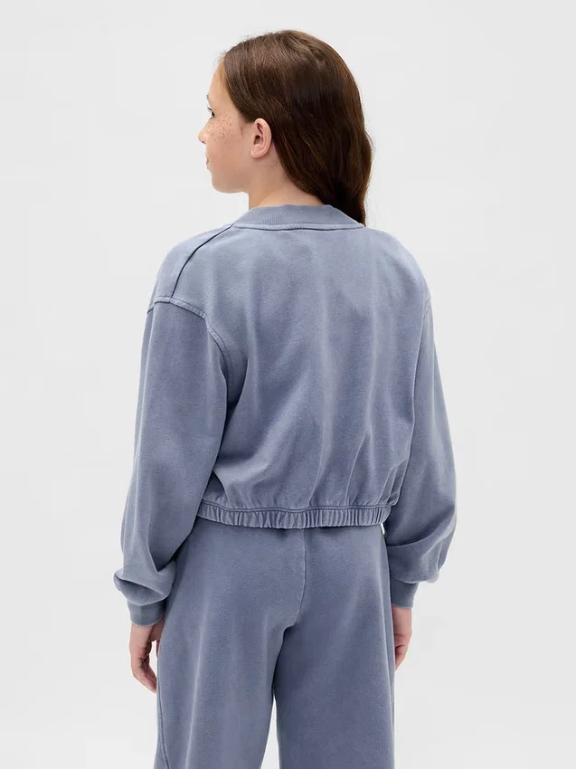 Blouson aviateur à capuche Vintagesoft pour enfant