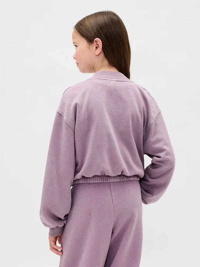 Blouson aviateur à capuche Vintagesoft pour enfant