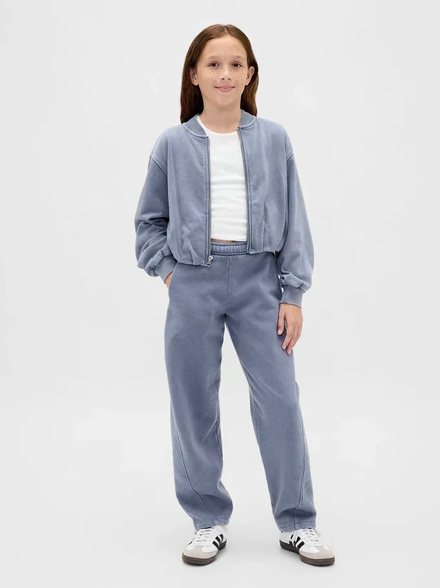 Blouson aviateur à capuche Vintagesoft pour enfant