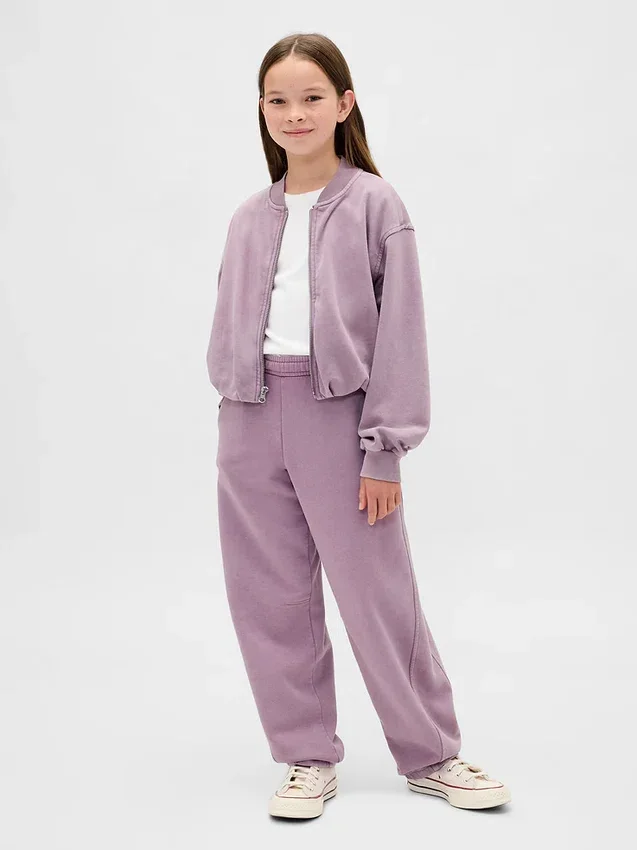 Blouson aviateur à capuche Vintagesoft pour enfant