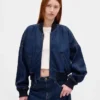 Blouson aviateur en denim ultra-doux