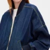 Blouson aviateur en denim ultra-doux