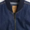Blouson aviateur en denim ultra-doux
