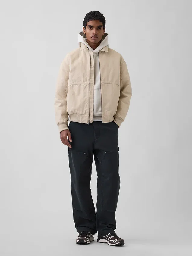 Blouson aviateur en toile