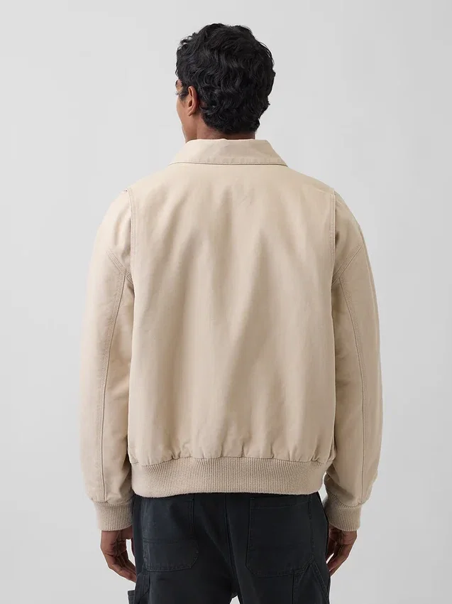 Blouson aviateur en toile
