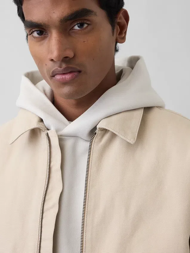 Blouson aviateur en toile