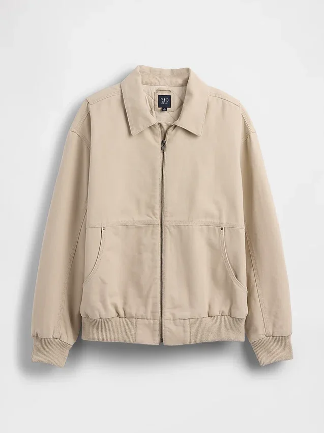 Blouson aviateur en toile