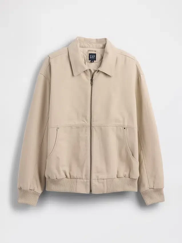 Blouson aviateur en toile