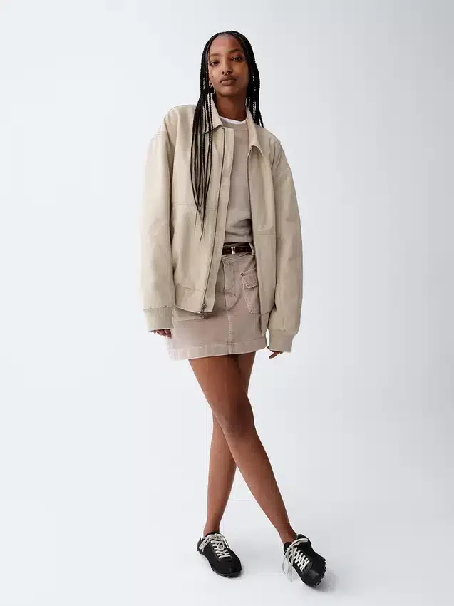 Blouson aviateur en toile