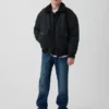 Blouson aviateur en toile doublé de sherpa pour enfant