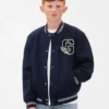 Blouson aviateur pour enfant avec logo « Varsity »