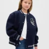 Blouson aviateur pour enfant avec logo « Varsity »