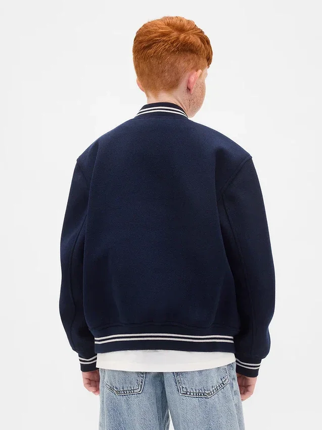 Blouson aviateur pour enfant avec logo « Varsity »