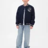 Blouson aviateur pour enfant avec logo « Varsity »