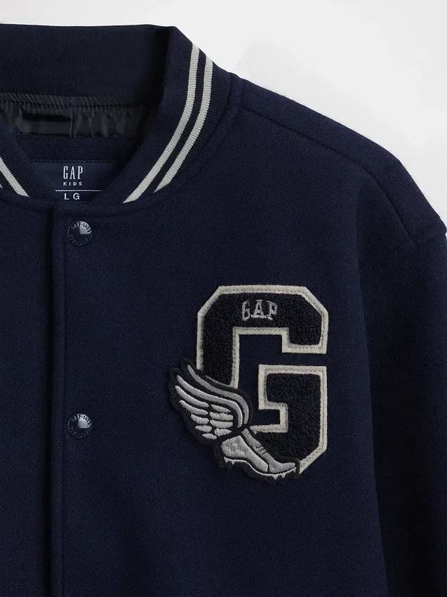 Blouson aviateur pour enfant avec logo « Varsity »