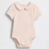 Body « Baby First Favorites » à col Claudine en maille finement côtelée
