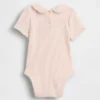 Body « Baby First Favorites » à col Claudine en maille finement côtelée