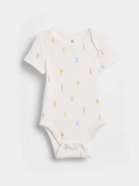 Body « Baby First Favorites » en maille finement côtelée