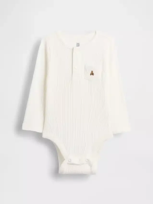 Body « Baby First Favorites » en maille finement côtelée