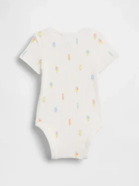 Body « Baby First Favorites » en maille finement côtelée