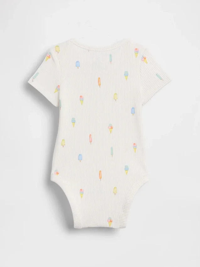 Body « Baby First Favorites » en maille finement côtelée