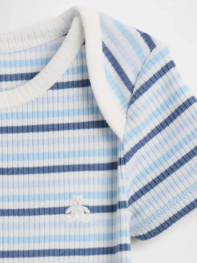 Body « Baby First Favorites » en maille finement côtelée
