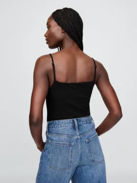 Body caraco string en maille serrée