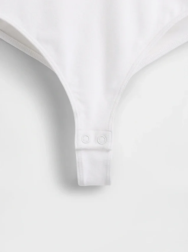 Body caraco string en maille serrée