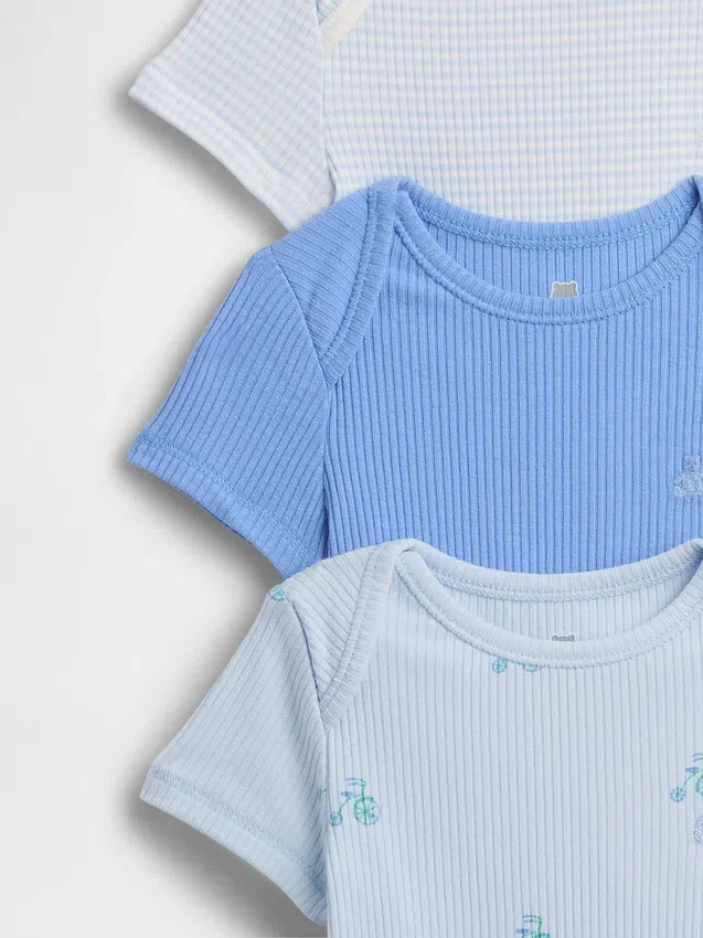 Body Tinyrib « Baby First Favorites » (lot de 3)