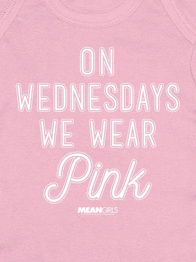 Bodys « Baby Mean Girls » « On Wednesday We Wear Pink »