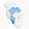 Bodys en coton bio « Baby First Favorites » (lot de 3)