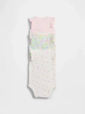 Bodys en coton bio « Baby First Favorites » (lot de 3)