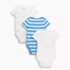 Bodys en coton bio « Baby First Favorites » (lot de 3)