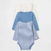 Bodys en coton bio « Baby First Favorites » (lot de 3)