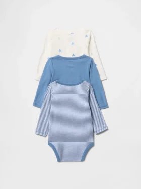Bodys en coton bio « Baby First Favorites » (lot de 3)