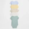Bodys en coton bio « Baby First Favorites » (lot de 5)