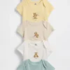 Bodys en coton bio « Baby First Favorites » (lot de 5)