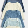 Bodys en coton bio « Baby First Favorites » (lot de 5)