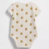 Bodys en coton bio « Brannan Bear » de la collection « Baby First Favorites »