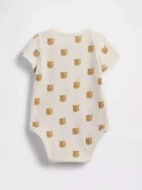 Bodys en coton bio « Brannan Bear » de la collection « Baby First Favorites »