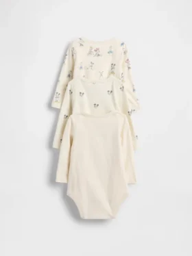 Bodys en coton bio GAP × Disney Baby (lot de 3)